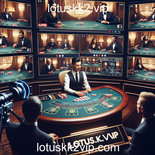 Experiência Imersiva nos Cassinos Ao Vivo do lotuskk2.vip